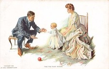 POSTCARD -  THE TIE THAT BINDS - CHAS SCRIBNERS'S SONS - POSTED 1911