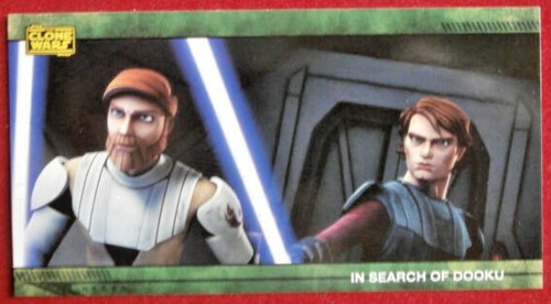 STAR WARS - CLONE WARS SEASON ONE - COMPLETE BASE SET (80 cards) - Topps 2009 - Picture 10 of 12