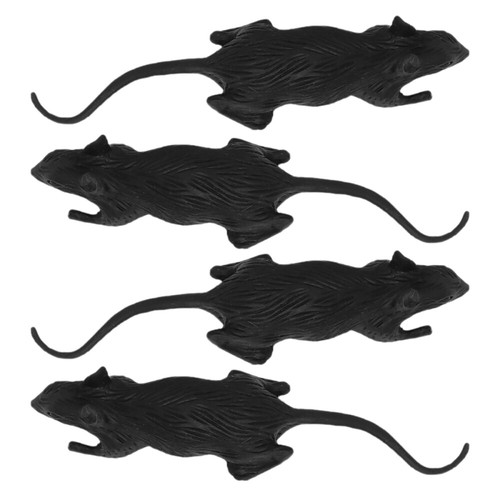 24 Pcs Prank The Rat Halloween Party Toy Decorations Rats Simulation ...