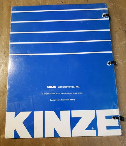 KINZE 3100 3 Pt Mounted Rigid Frame Planter Operator & Parts Manual #1J-2403-X21 - Picture 2 of 2