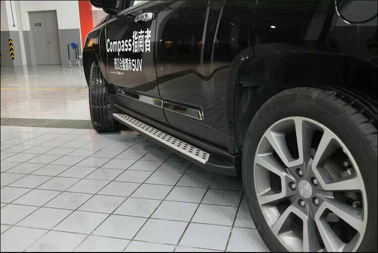 Se adapta a Jeep Compass 2011-2016 estribo lateral barra Nerf Foto 2 de 4