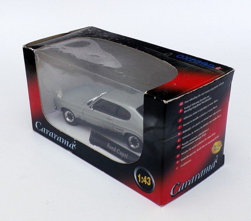 Cararama 1/43 Scale Model Car CR041 - Ford Capri 1600 GT - Silver - Picture 3 of 3