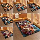 Cobblestone Starfish Mat Welcome Entrance Carpet Floor Washable Entry Rug Mats