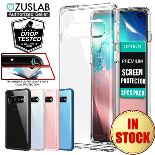 For Samsung Galaxy S10 Plus S10e Case ZUSLAB Fusion Clear Shockproof Cover