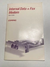 Compaq Internal Data And Fax Modem Users Guide