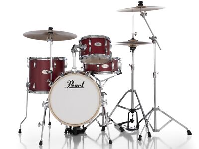PEARL Midtown 4pc Compact Set incl. Hardware - Matte Red