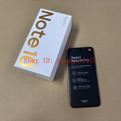Unlocked Xiaomi Redmi Note 10 Pro 5G 6/128GB Dual SIM Octa-core Android Phone
