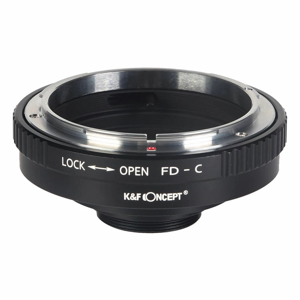 K&F Concept Manual Lens Adapter for Canon FD Lens to C Mount Cine Mount Cameras - Image 3 of 4
