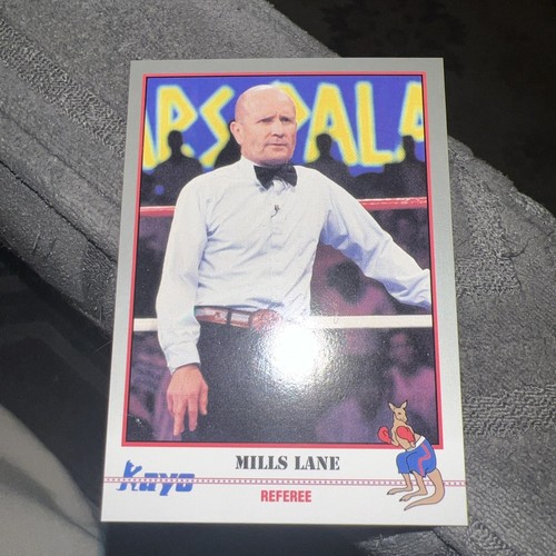Mills Lane Rookie Boxing Card 1991 Kayo 123 Mint Rc Referee - Picture 7 of 14