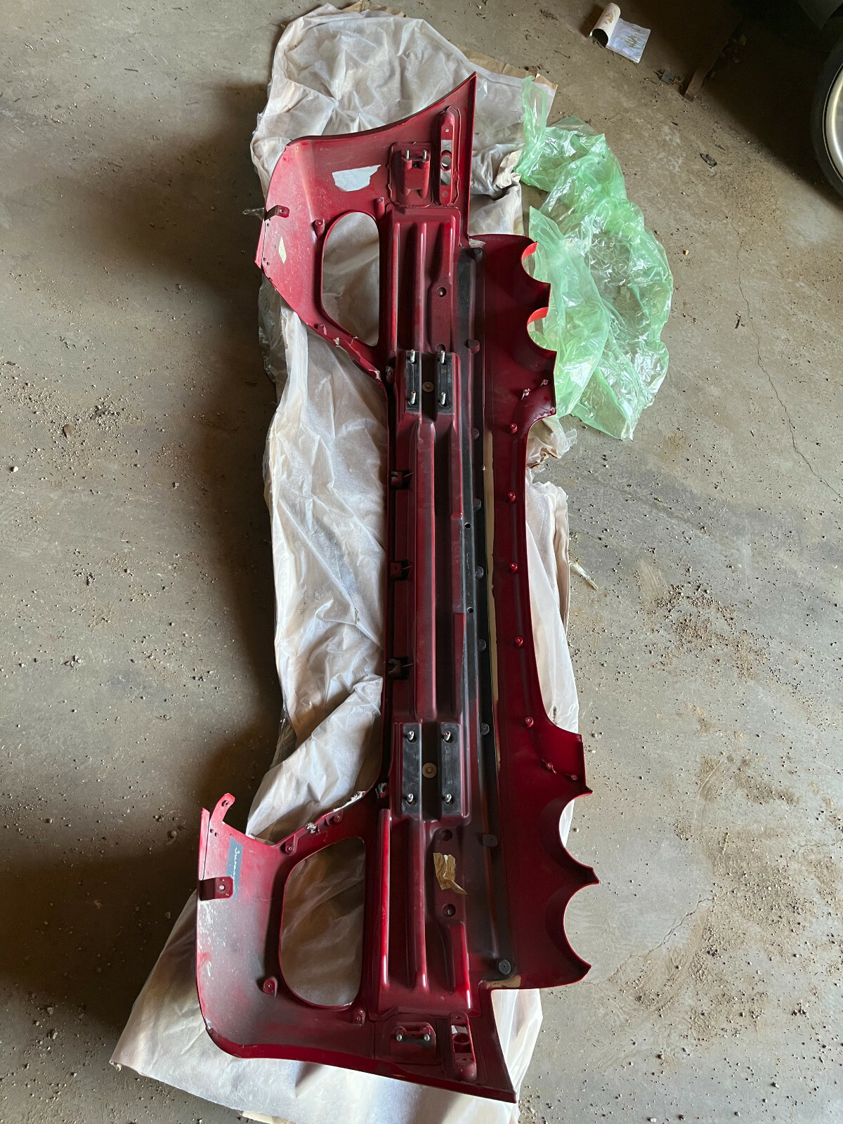 2005 2006 2007 2008 2009 Ferrari f430 rear bumper used oem Needs Repair