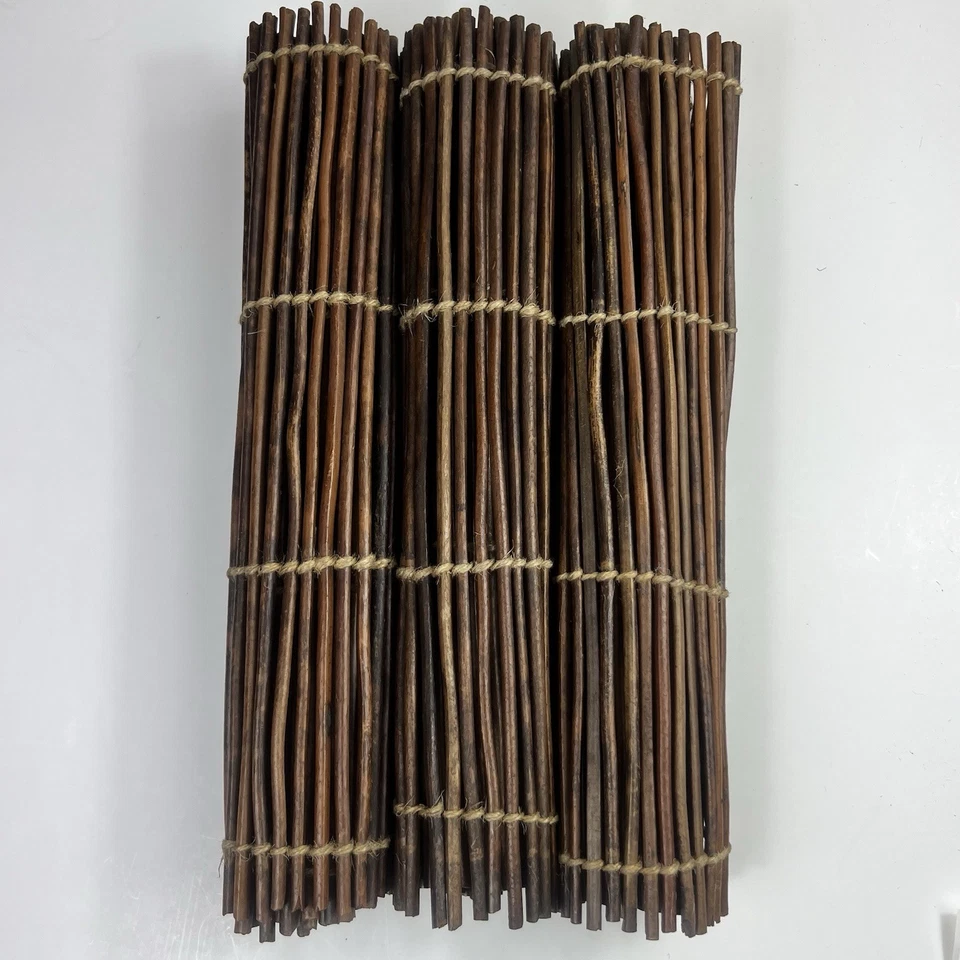 Pier 1 Tischsets BoHo Natur Tiki Rattan Bambus Stab Schilf Set/3 (20" x 14")