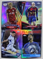 Topps Soccer 4-Card Lot - John Tolkin Andres Gomez Matias Coccaro & More