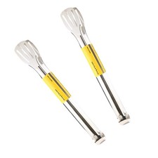 2 Pcs Stainless Steel Grill Clamp, Steak Clips Kitchenware Food Tong Buffet