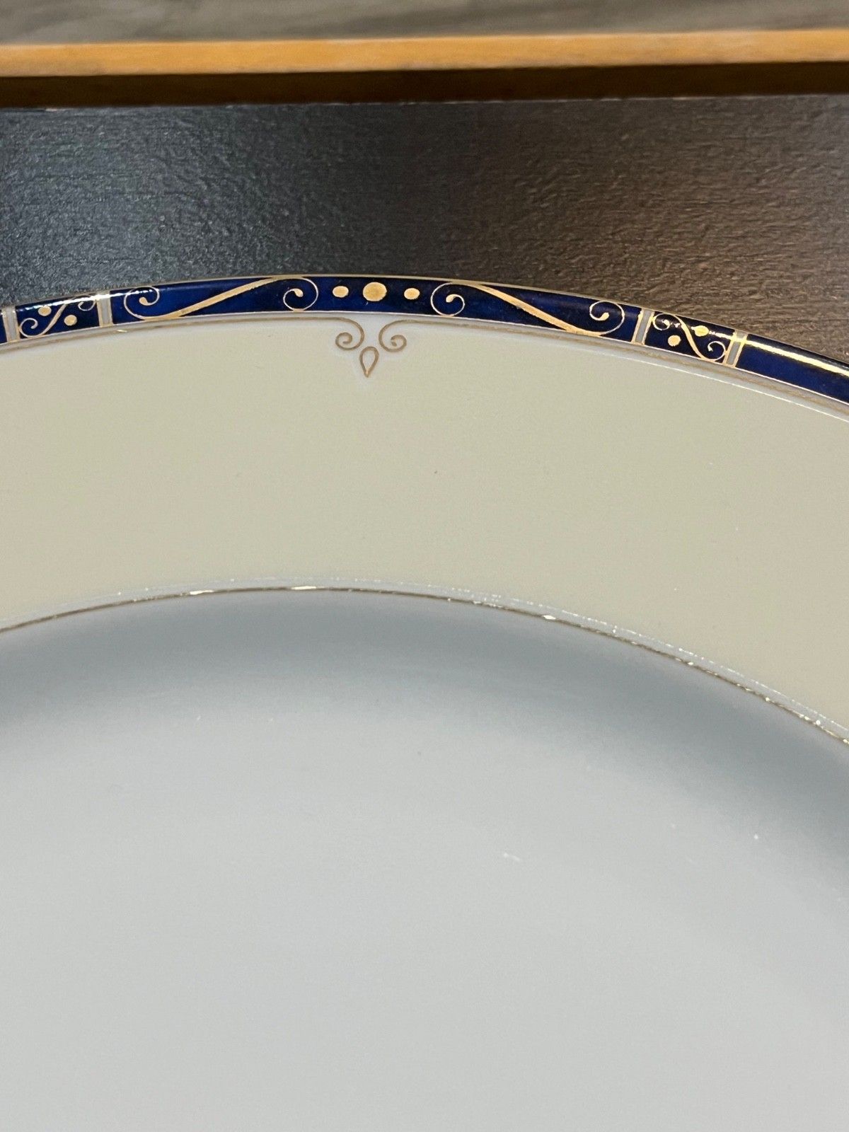 Philippe Deshoulieres Scala Blue Dinner Plate  10.5 inches