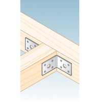 Verbinder Holzwinkelverbinder Winkelverbinder 50X50X35Mm Lochwinkel 20 StüCk Set