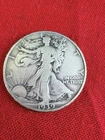 1939 D Walking Liberty Half Dollar Silver 50C Denver Mint