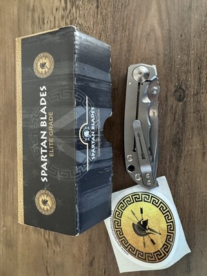 Spartan Blades Harsey Folder SF5SW , Magnacut , stonewashed, sehr guter Zustand