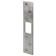 5-7/8 In. Satin Nickel Deadbolt Strike