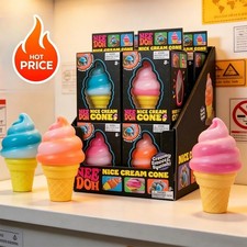 Needoh Nice Cube Sensory Squeeze Toy Ice Cream Squishy Stress