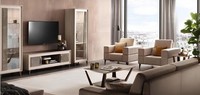 Sofagarnitur 3211 Sitzer Set Design Sofas Polster Couchen Textil Relax 4Tlg. Neu
