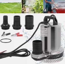Electric Submersible Pump for Clean or Dirty Water - Flood Pool Garden Well Pond