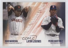 2019 Topps Historic Through Lines Pedro Martinez Juan Marichal #HTL-12 HOF 09qu