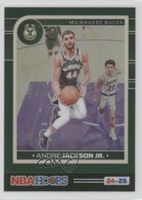 2024-25 Panini NBA Hoops Premium Green Prizm Andre Jackson Jr #144 0y8x