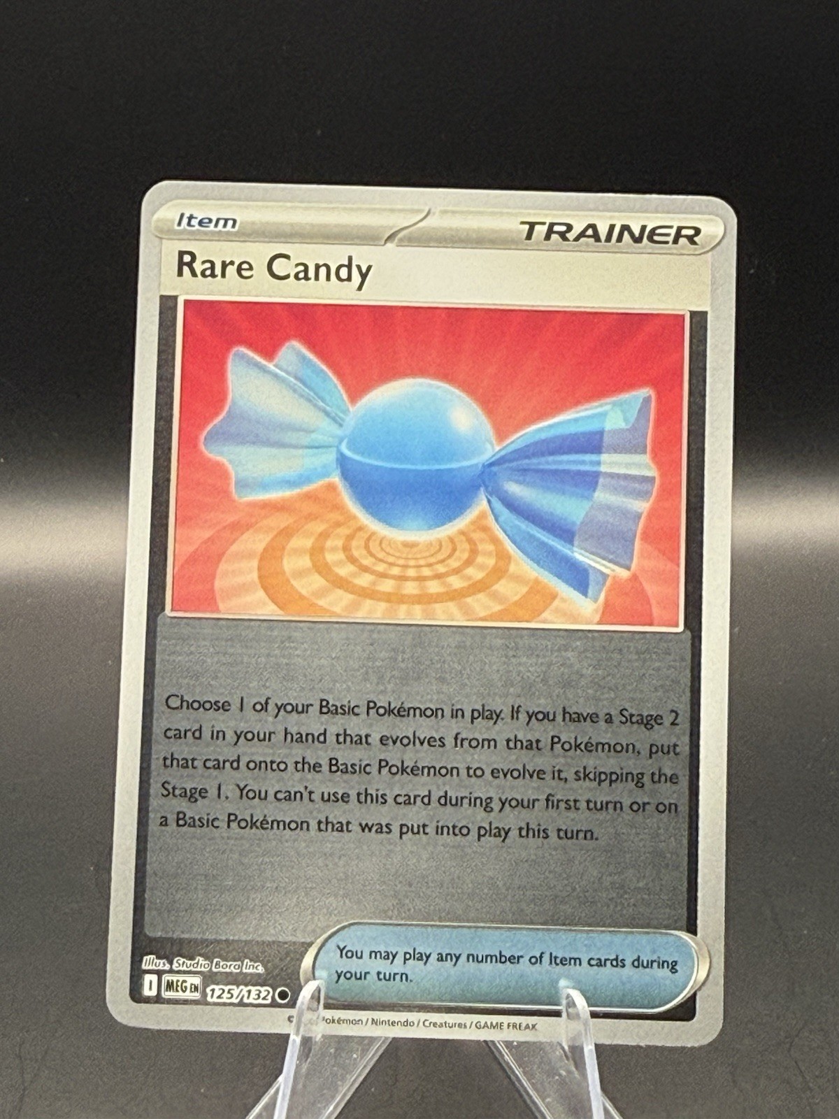 Rare Candy (Reverse) - MEG 125/132 - C NM / Mint ME01: Mega Evolution Single
