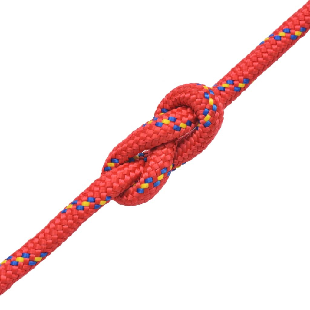 Corda Marina in Polipropilene 6 mm 500 m Rossa | Cima Nautica Bobina