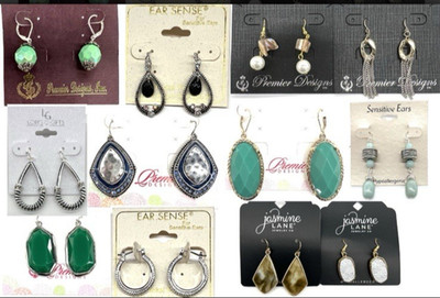 50 Pair Earrings -50 different styles-Only .99 cents
