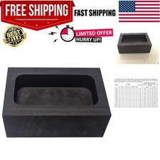 Gold Silver Graphite Ingot Mold Mould Crucible for Melting Casting Refining, ...