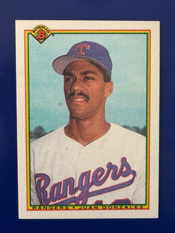 1990 Bowman - Juan González Rookie #492 (RC) NM-MT or Better