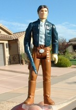 Product Image: NICE Han Solo Bespin w/FLOAT WEAPON Vintage 1980 ESB Star Wars GOOD HAIR