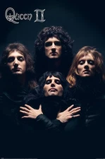 Queen - Music Poster (Bohemian Rhapsody - Faces - Version 2) (Size: 24" x 36")