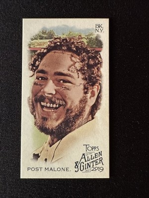 Post Malone 2019 Topps Allen & Ginter Mini #176