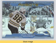2024-25 Upper Deck Series 1 Aimbots David Pastrnak #AB-8 READ 3d2