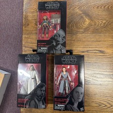 Star Wars Black Series  44  46 & 49 Rey  Luke Skywalker And Maz Kanata