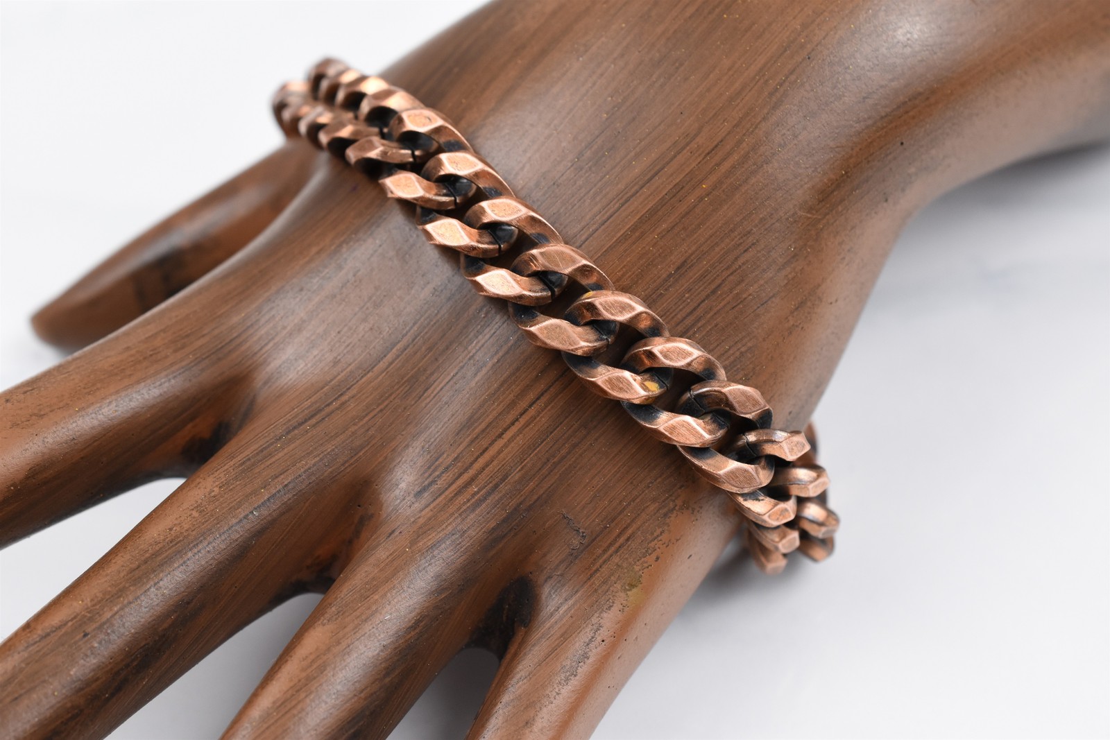 Vintage Handmade Studio Solid Copper Heavy Twist … - image 3