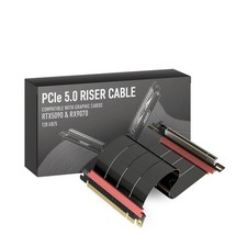 PCIE 5.0 Riser Cable  for Vertical GPU Mount  Right Angle  Graphics Card G...