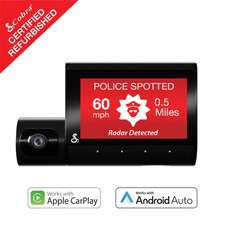 Cobra Smart Dual View Dash Cam SC 220C QHD 1440P CarPlay Certified Refurbished