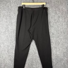 Tahari Womens XXL Black High Waisted Stretch Pull On Professional Work Pants