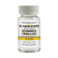 Grumbacher Oil Painting Restorer,  Surface  Cleaner, 2-1/2 Oz. Jar, #5782
