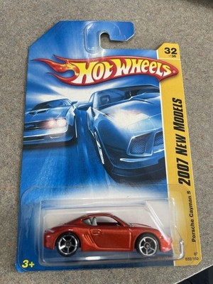 2007 Hot Wheels #32 New Models 32/36 PORSCHE CAYMAN S Orange w/Chrome OH5 Spokes