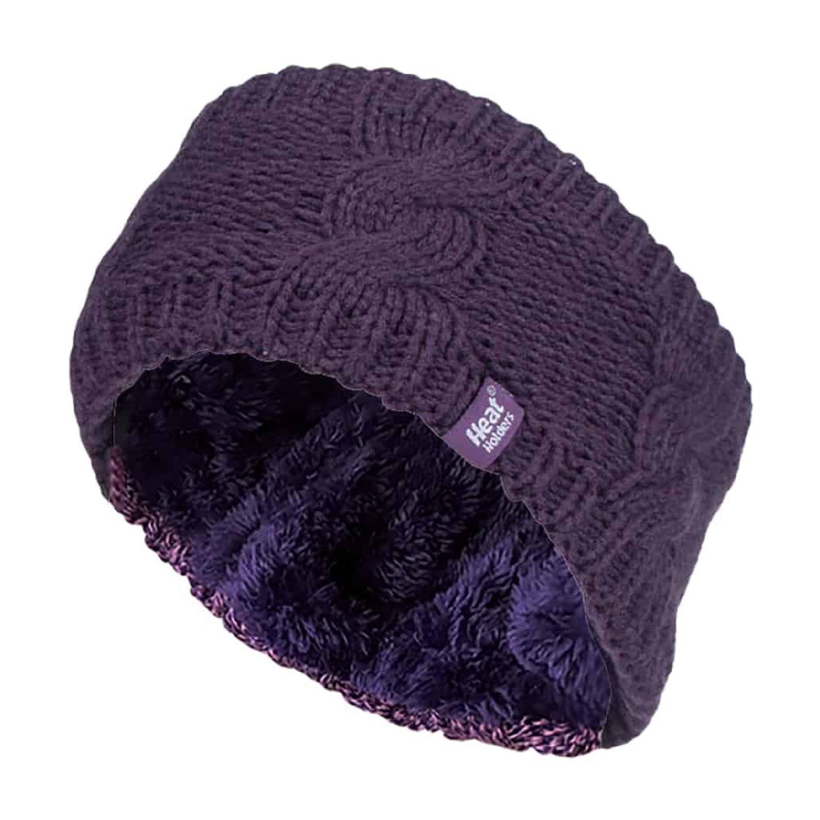 Ladies Fleece Lined Thermal Ear Warmer Headband - One Size