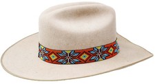 1-1/4" Western Handmade Beaded Southwest Rodeo Stretchy Hat Band Hat Band