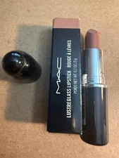 MAC LUSTREGLASS LIPSTICK  569 ALONE TIME  0.1 oz 3g NIB Free Shipping