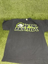 Metal Mulisha Shirt Youth Large Black Graphic Helmet Domination