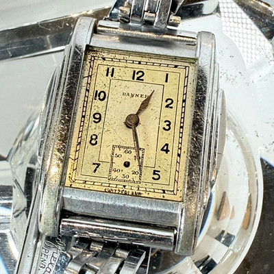Vintage Ladies Art Deco BANNER Swiss Watch Mechanical Wind Up FOR PARTS / REPAIR