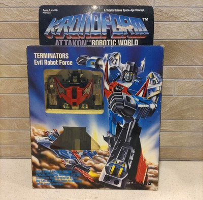 Takara Kronoform Attakon Robotic World Terminators Evil Robot Force Vintage S...