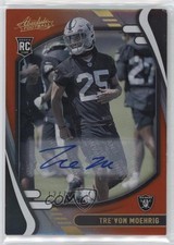 2021 Absolute Rookies Spectrum Orange Signatures 12/75 Trevon Moehrig Auto 0yx2